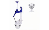 Chain Connected Toilet Cistern Flush Valve Plastic Bathroom Fitting Easy Installation Plumbing Part Sturdy ABS