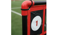 9 Pocket Pitcher Training Equipment Portable 9 Hole Pitching Net Foldable Baseball Pitching Target for Backyard