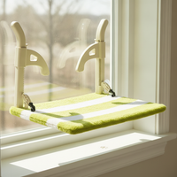 Cat Hammock Window Perch - All Seasons Hanging Cat Bed for Balcony & Window
