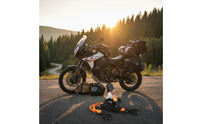 TangleTangle-Resistant Self Retracting Tie down Strap Heavy-Duty Automatic Tightening Cargo Strap Easy to Use Long-Lasting for Motorcycle