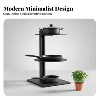 Adjustable Tiered Pot Rack Space Saving Adjustable Pot Rack sturdyDuty