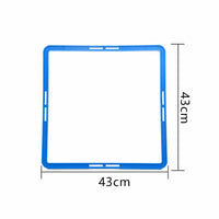 43cm Square Soccer Agility Rings for Kids, Physical Training Equipment for Kindergarten Sensory Integration