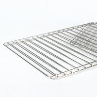 Stainless Steel Grilling Basket with Handle for Fish, Vegetables, and Meat