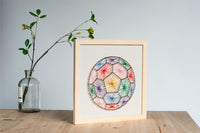DIY Colorful Football String Art Kit for Stress Relief & Family Activities