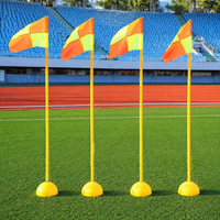 North Football Training Poles, Soccer Slalom Poles, Agility Speed Training Equipment Collapsible Agility Poles