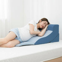 Ergonomic Design Elevated Sleeping Pillow Multi-Functional Adjustable Bed Inclined Pillow Set Gastric Reflux Relief Orthopedic Backrest System for Women, Bedridden Individuals, Post-Surgery Patients, Sofa