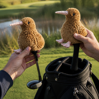 Kiwi Bird Golf Club Headcover for Driver and Fairway Woods