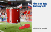 Cheering Drum, World Championship Fan Snare Drum, Sports Event Support Drum, Marching Drum with Drumsticks & Strap, Multiple Colors