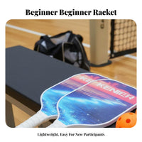 Indoor Outdoor Use Fiberglass Pickleball Rackets Comfortable Grip Pickleball Paddle Set Long-Lasting for Men, Practice Sessions, Training