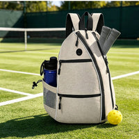 Multiway Carry Pickleball Backpack Convertible Strap Pickleball Bag Multi-Pocket Design Tennis Backpack Bag Side Pockets