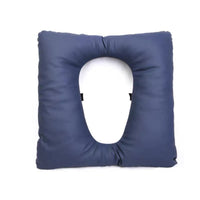 Cutout Toilet Cushion Stitched Seams Commode Chair Cushion Water-Resistant Padded Toilet Seat Cover