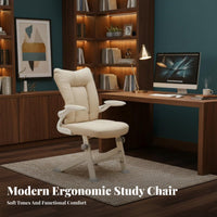 Lumbar Support Adjustable Ergonomic Chair Breathable Mesh Back Swivel Seat Easy Assembly Office Furniture for Students, Adults, Study Room, Workspace, Computer Desk