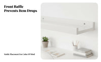 Narrow surfacemounted Shelf Multifunctional surfacemounted Plank Shelf Sturdy for Study Area