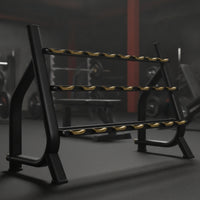 Three-Tier Dumbbell Rack Freestanding Dumbbell Holder with Cradles Floor-Standing Weight Stand Heavy-Duty for Athletes, Home Gym, Fitness Studio