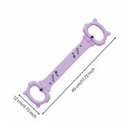 Double Loop Resistance Band 8 Shaped Exercise Band Full Body Workout Arm Training Elastic Rope for Beginners, Home Use, Office