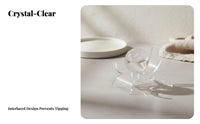 Crystal Sphere Holder Small Mini Chair Display Stand Clear Plastic Display Stand Stable Mini Acrylic Easel Sturdy Design