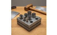 Punch Die Block with Seven Posts Compact Metal Sheet Puncher Hardened