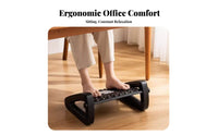 Non-Slip Adjustable beneath-desk Foot footrest Massage Texture Surface Adjustable Foot footrest for Office Workers, People with Sedentary regular routines, Students, Home, Living Room