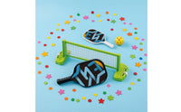 Tabletop Net Game with Paddles Compact Mini Indoor Racket Game Pong Set Two-Player Tabletop Indoor Racket Game Pong Set for Beginners, Young Children