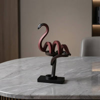 Flamingo Sculpture Premium Flamingo Statue Resin Bird Figurine for Office