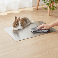 Pet Cooling Aluminum Plate for Hamsters, Rabbits, Chinchillas, and Guinea Pigs