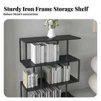Nordic Design Freestanding accessible bookshelf Multi-Tier Room Divider Multifunctional Shelving unit adaptable Display for Apartment Dwellers, Office Workers, Interior Designers, Bedroom