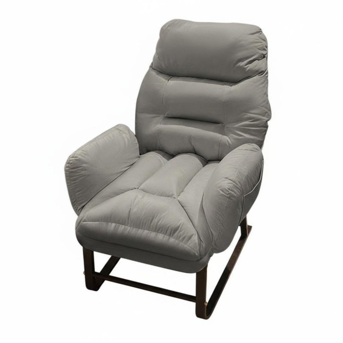 Lay Flat Function Foldable resting Recliner Adjustable Backrest Lounge Chair Multi-Purpose Indoor Furniture Ergonomic Design for Office Workers, Students, Homeowners, Living Room, Bedroom, Balcony