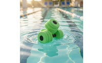 Water Aerobics Dumbbells Molded Aquatic Exercise Dumbbells Lightweight Aquatic Hand Buoys for Beginners