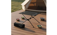 Lightweight Folding Camp Table Aluminum Alloy Frame Camping Table Wear-Resistant for Campers, Picnic