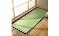 Non-Slip Exercise Mat with Carrying Strap and Bag Water-Absorbing Exercise Mat with Carry Bag Portable Cushioned for Yogis, Fitness Enthusiasts, Home Workouts, Stretching