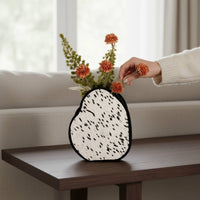 High-End Look Metal Decorative Vase Minimalist Modern Abstract Vase