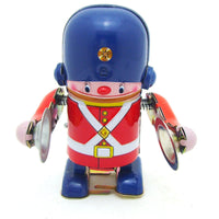 Clockwork Robot Metal Tin Robot Desktop Metal Toy for Office Desk, Home Decor