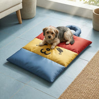 Foldable Pet Sleeping Mat Wipeable Quilted Pet Mat Tech Material