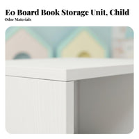 With Wheels Mobile Bookcase Space Saving Multi-Tier Mobile Bookshelf Large Capacity Rolling Shelf Lockable Casters for Children, Office Workers, Kids' Room, Playroom, Classroom, Narrow Areas