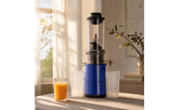 Slow Masticating Juicer Wide Mouth Cold Press Juicer with Backward Function Low-Speed Juice Extractor for Families, Kitchen Countertop
