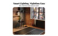 Floating Bed Frame Headboard Bedroom Furniture Minimalist Design Mattress Support for partners, Homeowners, Apartment, Guest Room