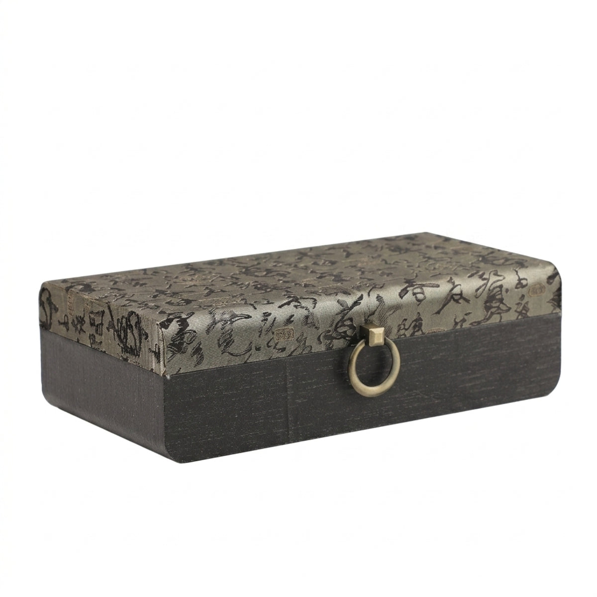 Wooden Jewelry Box with Loop Pull Wood-Grain Wooden Jewelry Box Vintage for Dresser, Vanity, Wardrobe