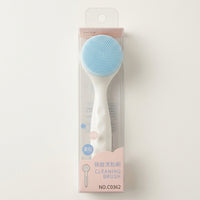 Silicone Face Cleansing Brush Manual, Handheld Scrubber for Daily Skincare Enthusiasts Shower Use
