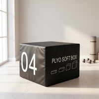 Padded Soft Plyo Box Sturdy Plyometric Box Rectangular Equipment Versatile for Beginners, Athletes, Indoor Training, Home Gym