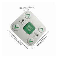 Controlinterface Key Film Sticker Quick Start Label Treadmills Button Film Square Shape Treadmills Accessory