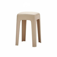 Stackable Design Upholstered Shell Chair Padded Seat Kitchen Seating sturdy Construction Household Furniture Space-Saving for Restaurant Owners, Apartment Dwellers, homeowners, Dining Room, Cafe, Home Office