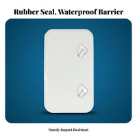Waterproof Marine Deck Entry Hatch Watertight Seal Boat Inspection Hatch 180-Degree Exposed Ing Rectangle Boat Entry Door Anti for Yacht Owners, DIY Enthusiasts, Fishermen, Speedboat, Outdoor