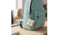 Tofu Keychain Decorative Miniature Crate Keychain Ornament Lightweight Pocket-Friendly for Fidgeters, Everyday Carry
