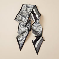 Scarf Belt Slim Tie Belt Pointed for Women