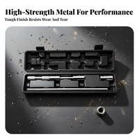 Labor-Saving Extendable Cross Wrench Chrome Plated Extendable Lug Wrench High Hardness for Roadside Emergency, Travel