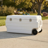 Insulated Container Leak-Resistant Insulated Container with Side Water Outlet Ice Chest for Vendors, Outdoor Events, Fishing