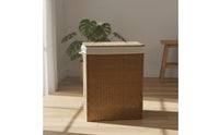Handwoven Laundry Hamper Foldable Laundry Hamper with Lid Decorative Furniture for Washroom
