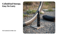 Tubeless Tire Repair Kit Aluminum Alloy Body Cycle Tire Plug Kit Portable Cycle Puncture Plugger Tool for Mountain Bikers, Cyclists