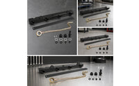 Black Fuel Kit Aftermarket Fuel with Mounting Bar High-Performance Auto Part Billet for Car Builders