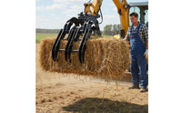 Easy Installation Mini Excavator Quick Coupler Factory Direct Quick Hitch Coupler Multi-Functional Mini Excavator Hydraulic Thumb Wide Compatibility for Small Contractors, Farmers, Landscapers, Landscaping, Trenching, Farming, Demolition